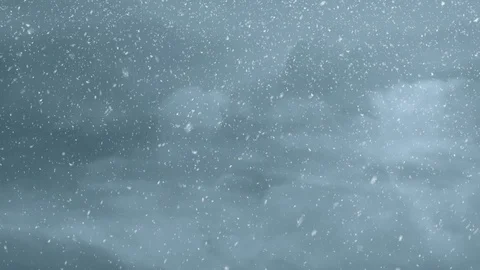 Falling Snow And Dark Clouds 스톡 동영상 94663647
