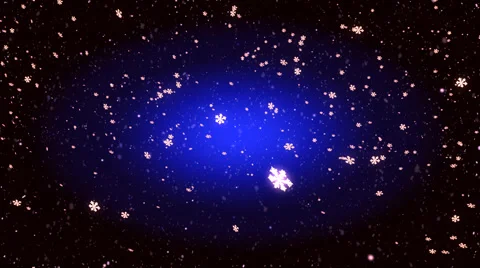 Falling Snow and light beams, High Quality Hd Stock Footage 44220107