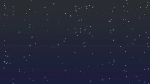 Falling snow animation on dark gradient background from deep gray to navy blue Video stock 324701075