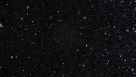 Falling snow with atmospheric subtle flakes. Falling snow on winter backdrop Stock Footage 344522985