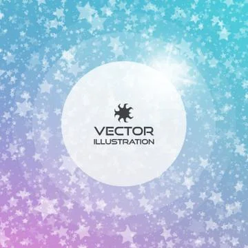 Falling snow background. Abstract snowflake pattern. Vector illustration. Stock Illustration