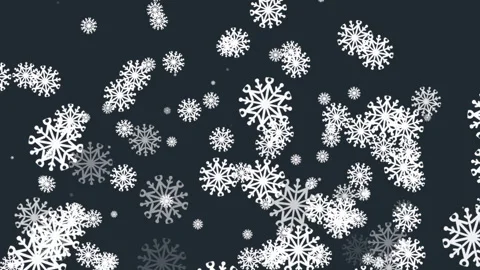 Falling Snow Background Animation Winter Scene Stock Footage 326378539