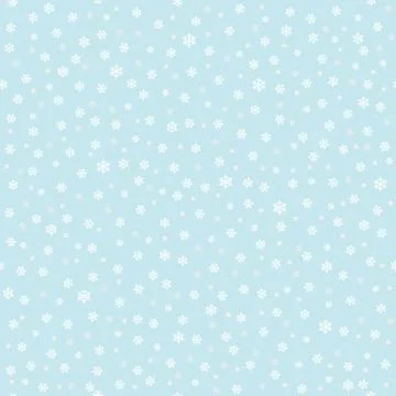 Falling snow background Stock Illustration