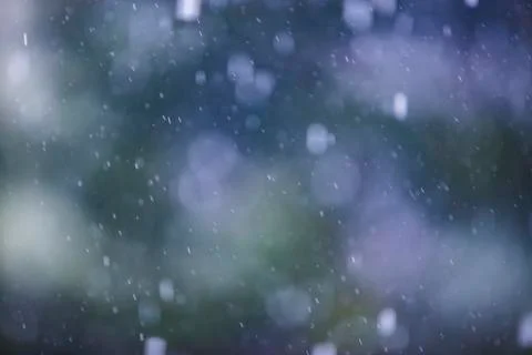 Falling snow background Stock Photos