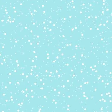 Falling snow background. Vector illustration with snowflakes. Snowing sky. Stock Illustration