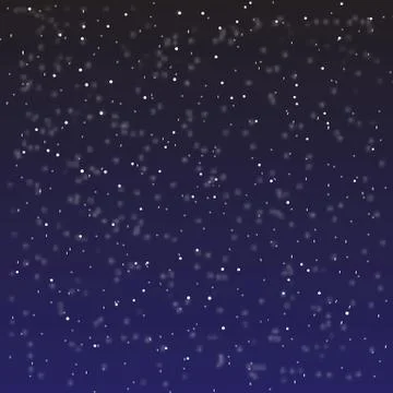 Falling snow background. Vector illustration with snowflakes. Winter snowing Stock Illustration