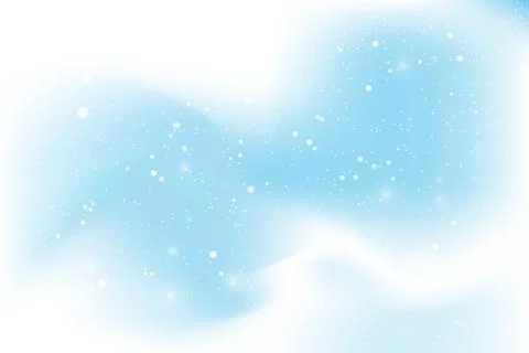 Falling snow background. Vector illustration with snowflakes. Winter snowing Stock Illustration