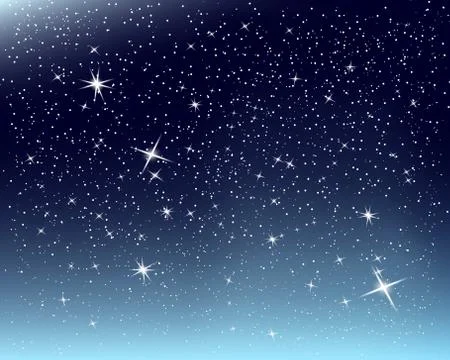 Falling snow background. Vector illustration with snowflakes. Snowing sky. Stock Illustration