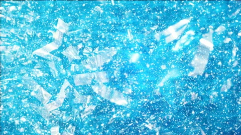 Falling snow on beautiful Christmas background Stock Footage 121863584