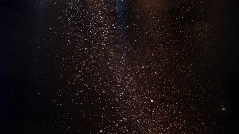 Falling snow on the black background Stock Footage 149302451