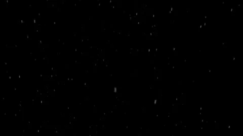 Falling snow on black background. Vídeo Stock 284985675