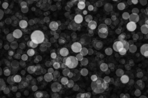 Falling snow on black background. Stock Photos