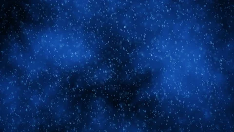 Falling snow on a blue background, beautiful winter animation Stock Footage 166877490