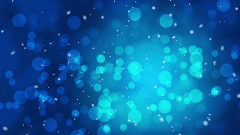 Falling snow on a blue background | Stock Video | Pond5