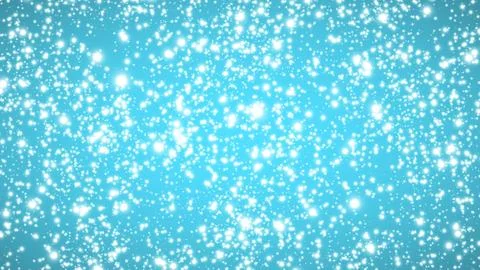 Falling snow on a blue background Stock-Illustration