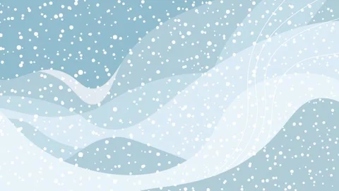 Falling snow creating winter waves abstract background Vídeo Stock 348132216
