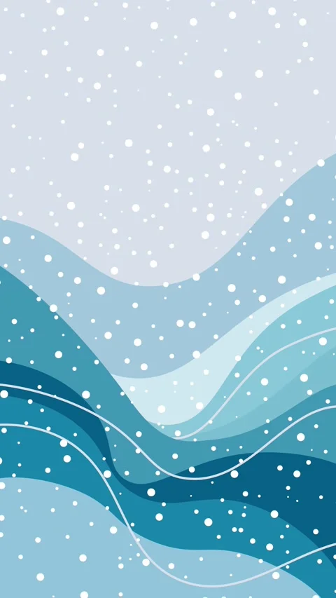 Falling snow creating winter waves abstract background Vidéo 348132248