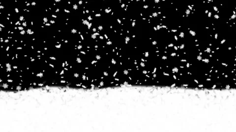 Falling snow fills background (FULL HD) Stockbeeldmateriaal 37124868