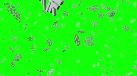 Falling Snow Flakes 스톡 동영상 67941932