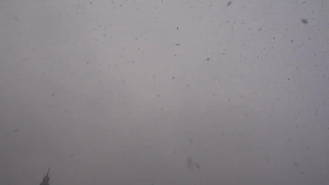 Falling snow flakes Stock Footage 83098832