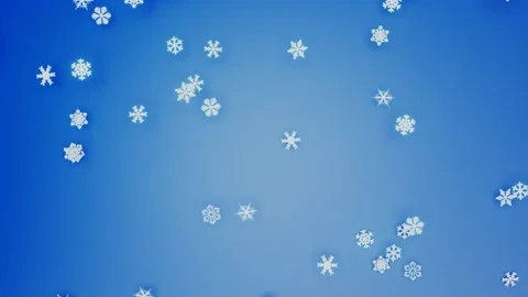 Falling snow flakes Vídeo Stock 234957736