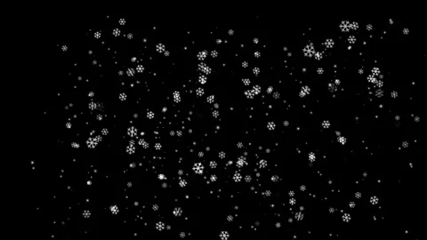 Falling snow flakes Stock Footage 293702564