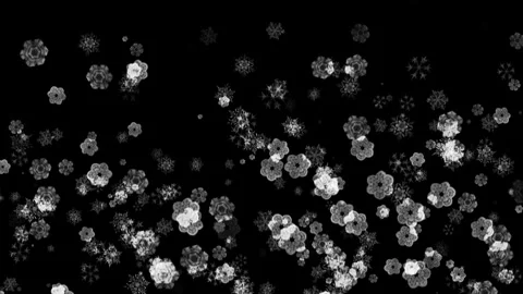Falling snow flakes Stock Footage 293706627