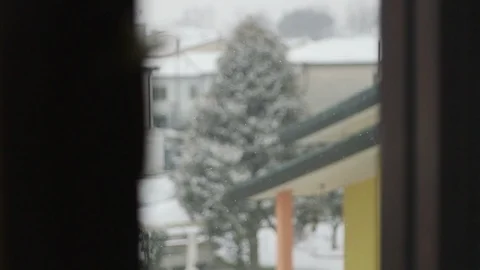 Falling Snow Stock Footage 86524192