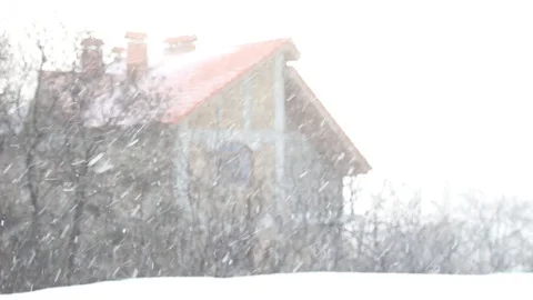 Falling snow Stock Footage 86567926