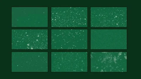 Falling Snow Green Screen Effect, Winter Snowflakes, Particles, and Blizzards Video stock 317464929