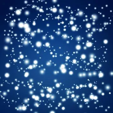 Falling snow Stock Illustration