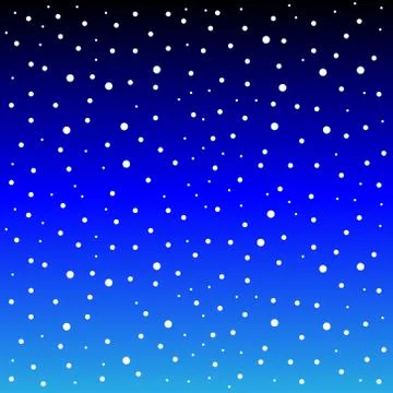 Falling snow. Stock Illustration