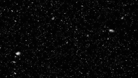 Falling snow isolated on black background. 스톡 동영상 145539130
