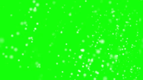 Falling snow isolated on green. 4K Loop, Chroma key Stock Footage 294684243