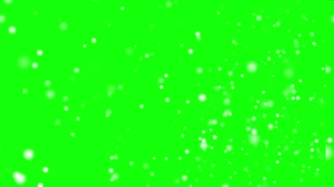 Falling snow isolated on green. 4K Loop, Chroma key Stock Footage 294684282