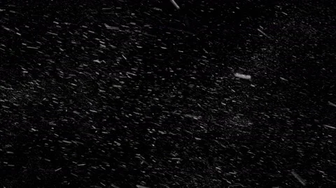 Falling snow from left to right Stock Footage