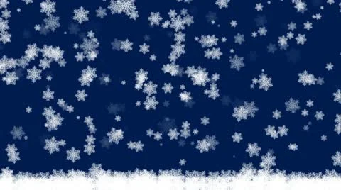 Falling snow loop Stock Footage 10207493