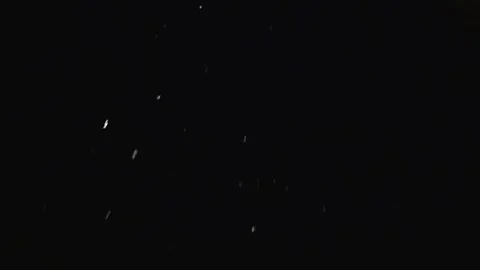 Falling Snow Night Space Abstract Slow Motion Background Loop Stock Footage 221354418