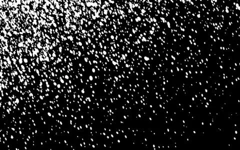 Falling snow or night sky with stars vector pattern. Stock Illustration