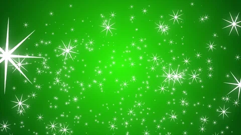 Falling snow over green background Video stock 118266373