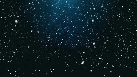 Falling snow overlay on dark background Stock Footage 340749267