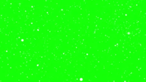 Falling snow overlay on green screen. Winter weather particles for video Video stock 340118806