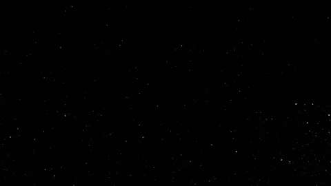 Falling snow particles isolated on black background Vidéo 125773315