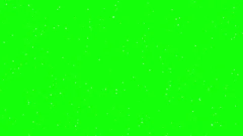 Falling snow particles overlay on green background Stock Footage 342342415