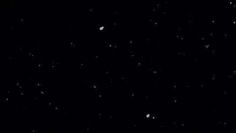 Falling Snow Particles Overlay Motion Background Stock-Footage 345985713
