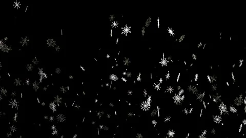 Falling snow realistic snowflakes winter holiday season background 스톡 동영상 344294810