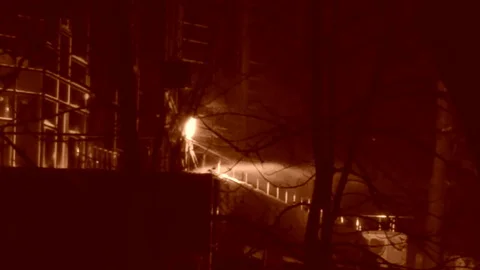 Falling Snow Retro Vidéo 83684012