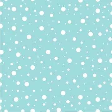 Falling snow seamless pattern Stock Illustration