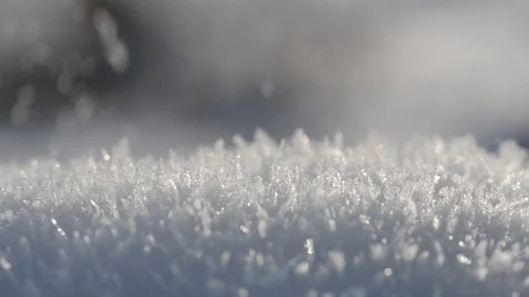 Falling snow with selective focus. Stock Footage 71678321