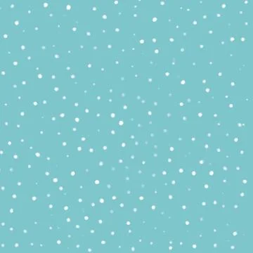 Falling snow, simple pastel background. New Year, Christmas, winter backgroun Stock Illustration